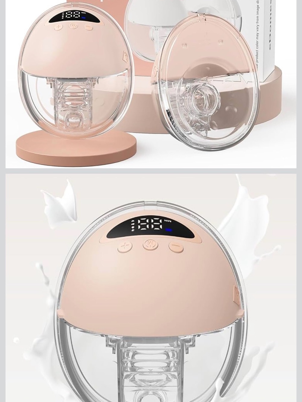 Electric Breast Pump - Soft Blush Pink new